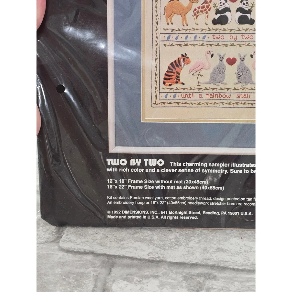 The Animals Came‎ Two By Two Dimensions Cross Stitch 11